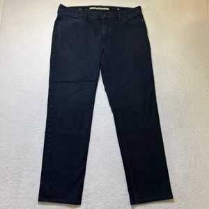 Men's Banana Republic Jeans 36x30 Black Slim Fit Straight Denim Casual Pants
